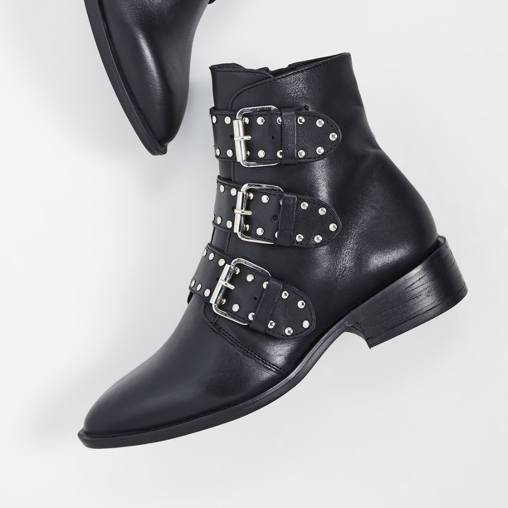 NBW Steven Heller Boots, Black, Sz 6